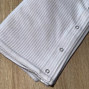 Lululemon Vinyasa Scarf Fleece Cardigan Vest Wrap striped soft infinity